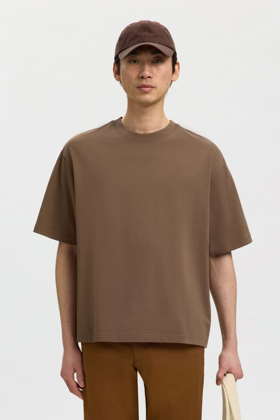 Selected Homme 100% COTTON CREWNECK T-SHIRT SELECTED