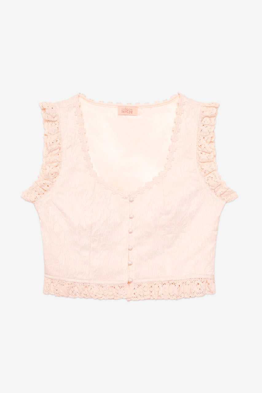 Jacquard Crop Top