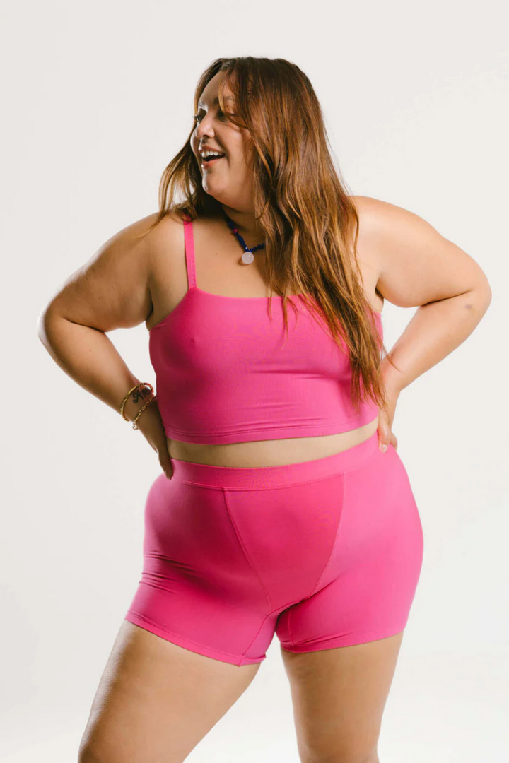 Mid Boxer in Fushia | Mineral Bottoms