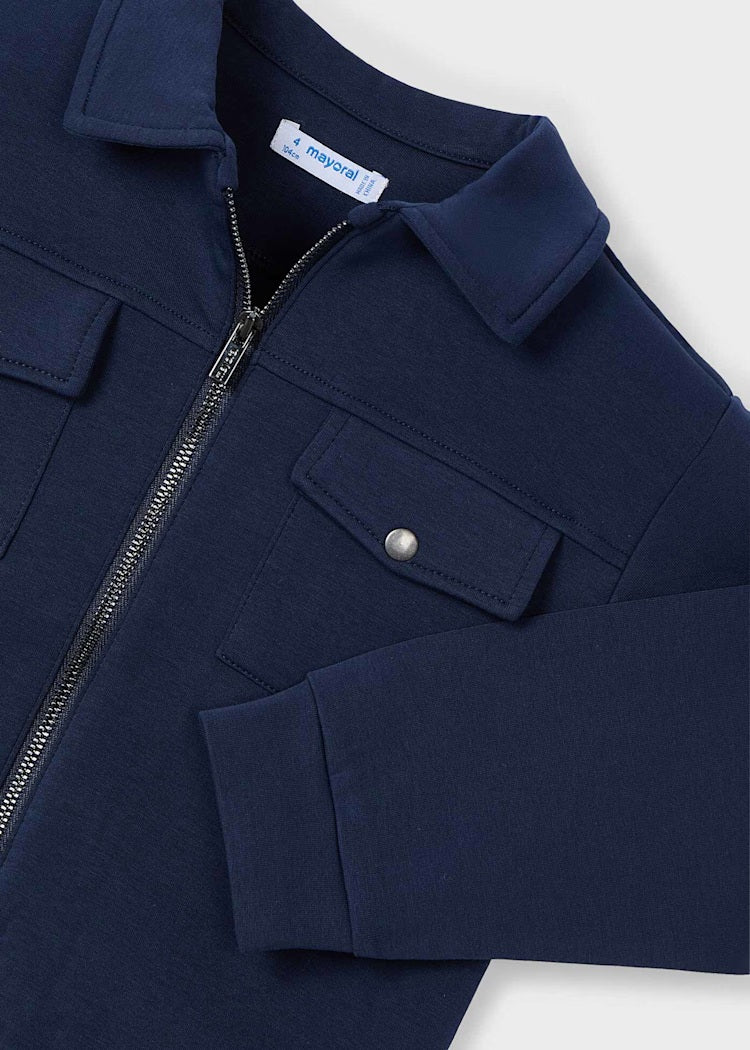Zip jumper with pockets