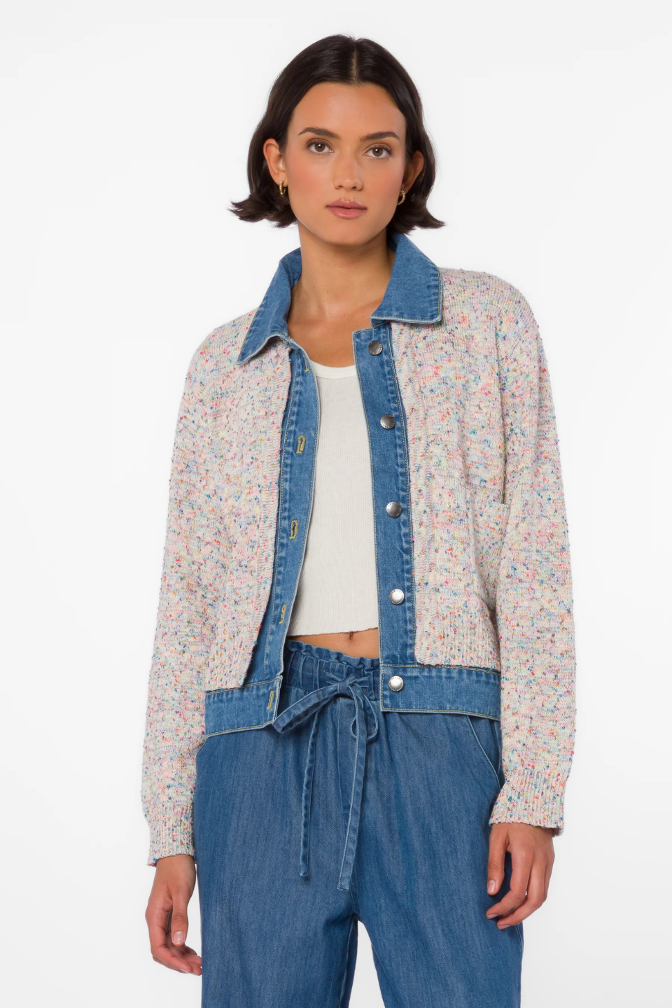 Francis Multi Color Jacket - Hot Peppers Clothing