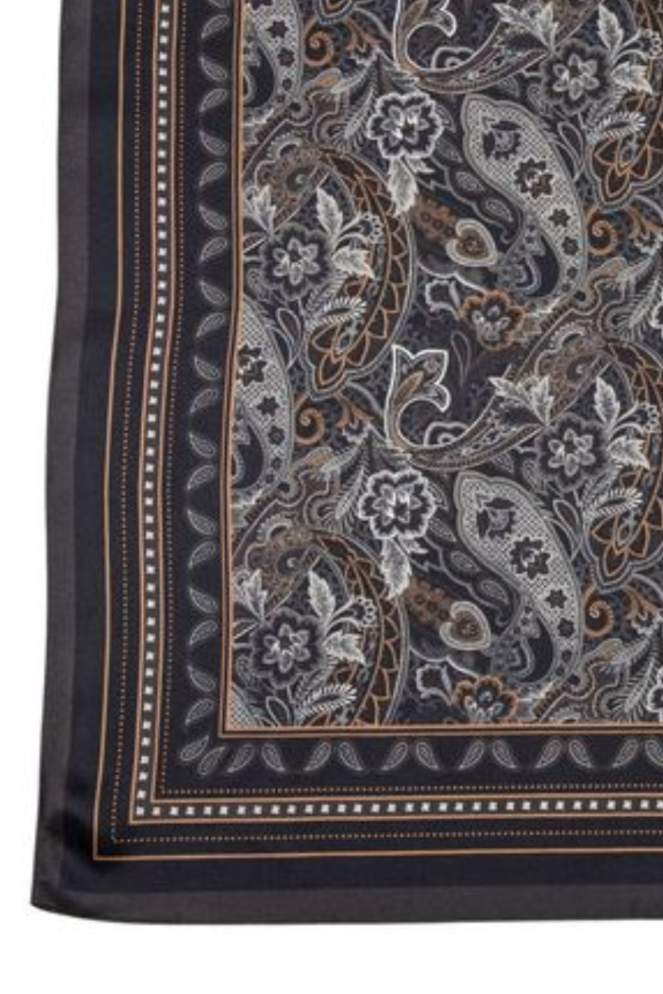 Palm Palm Collins Silk Neck Scarf