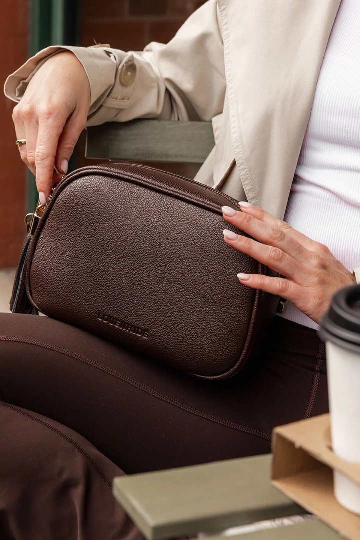 Jacinta Gia Crossbody Bag in Chocolate