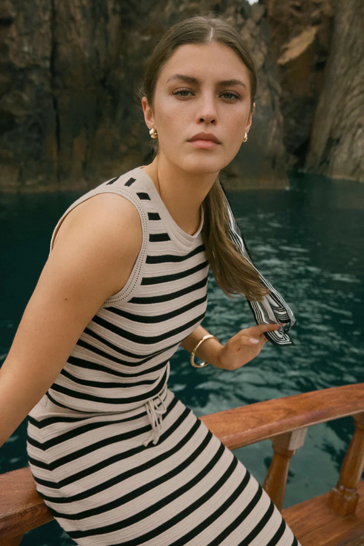 Emori Striped Muscle Tank