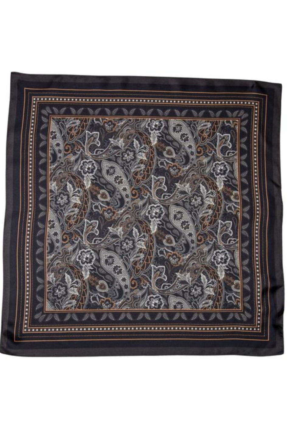 Palm Palm Collins Silk Neck Scarf