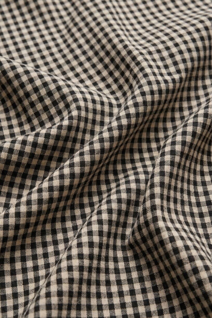 Z Supply Merit Cropped Gingham Linen Top