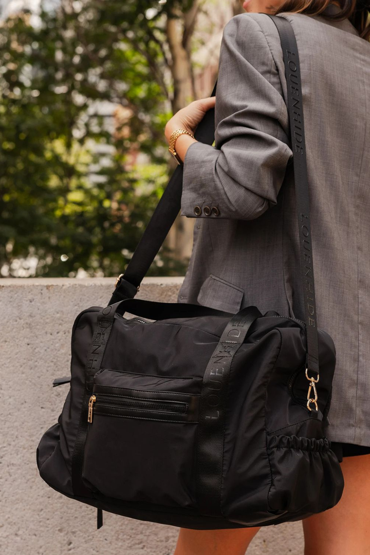 Jenn Nylon Travel Bag in Black