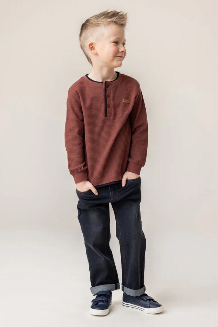 Brown Long Sleeve T-Shirt