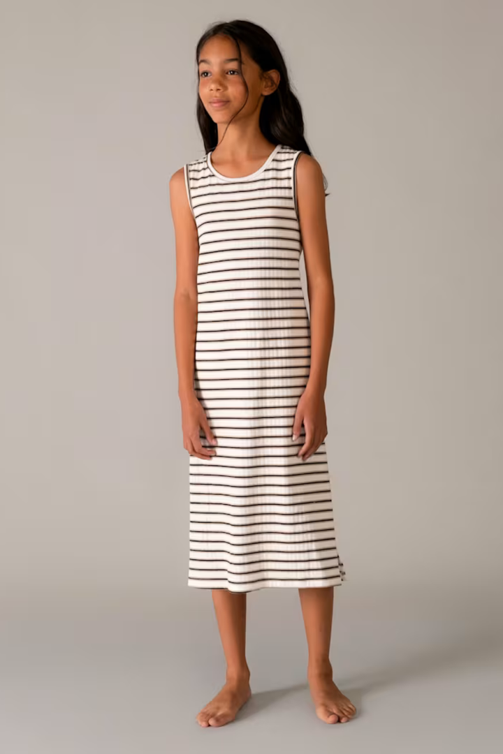 Striped Dress - Hot Peppers Clothing
