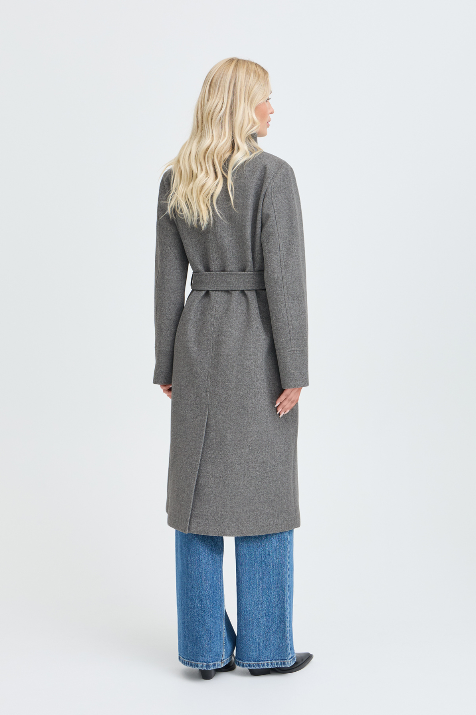 b.young Calia Belted Long Coat
