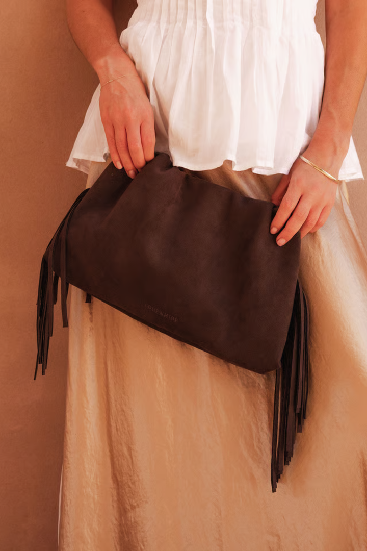 Reese Shoulder Bag in Chocolate