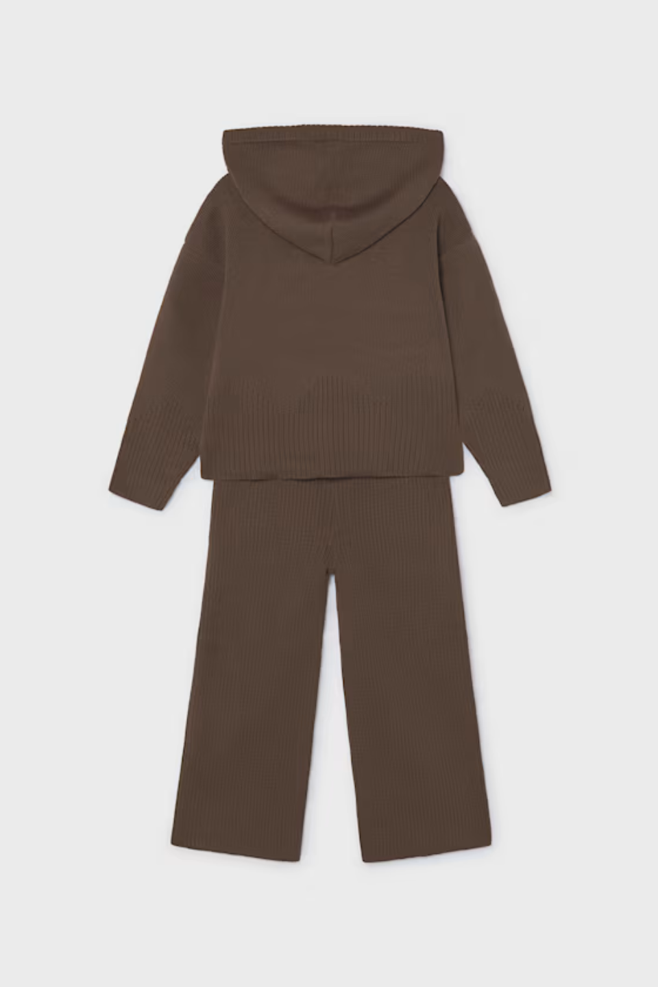 Mayoral Girl Knit Hoodie &amp; Wide-Leg Pants Set