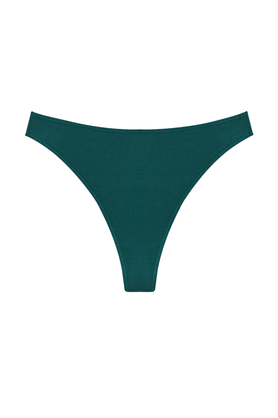 High Rise Thong in Green | Mineral Undies