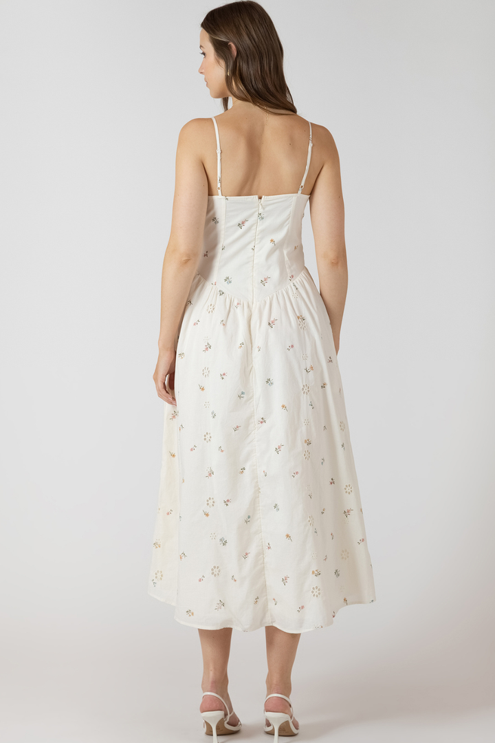 Dex Celia Bloom Smocked Midi Dress - Hot Peppers Clothing