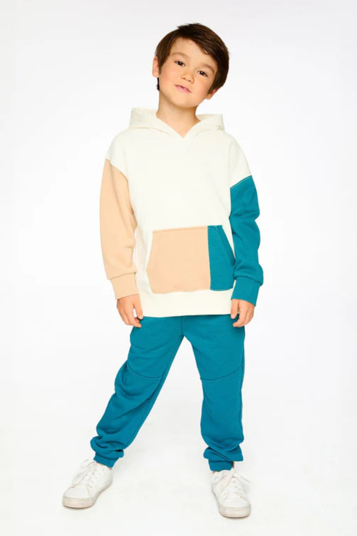 French Terry Sweatpants With Cross Seams