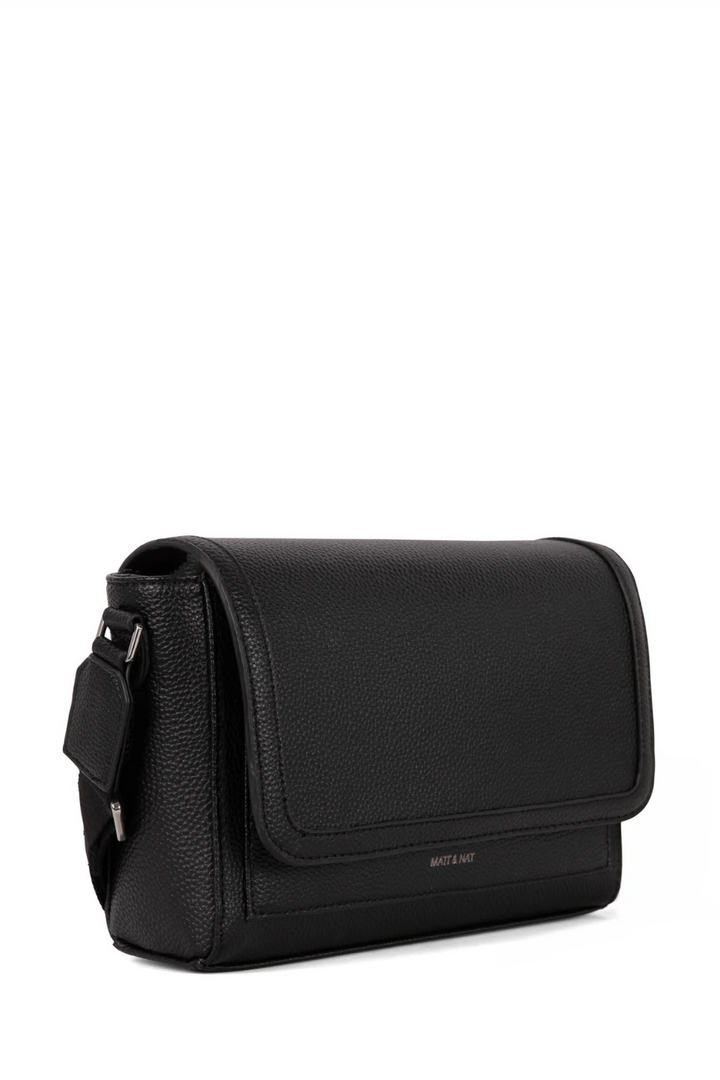 Sunny Vegan Shoulder Bag in Black