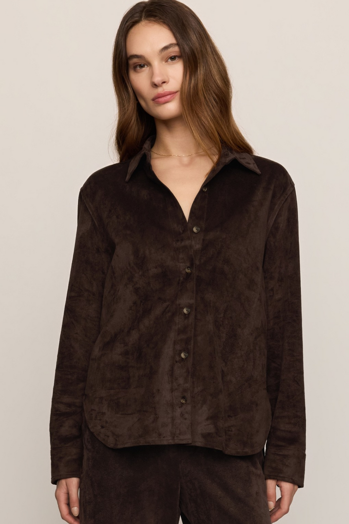 Z Supply Maren Suede Shirt