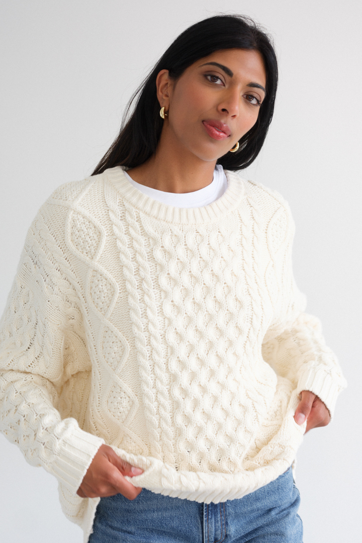 Irish Cable Knit Sweater