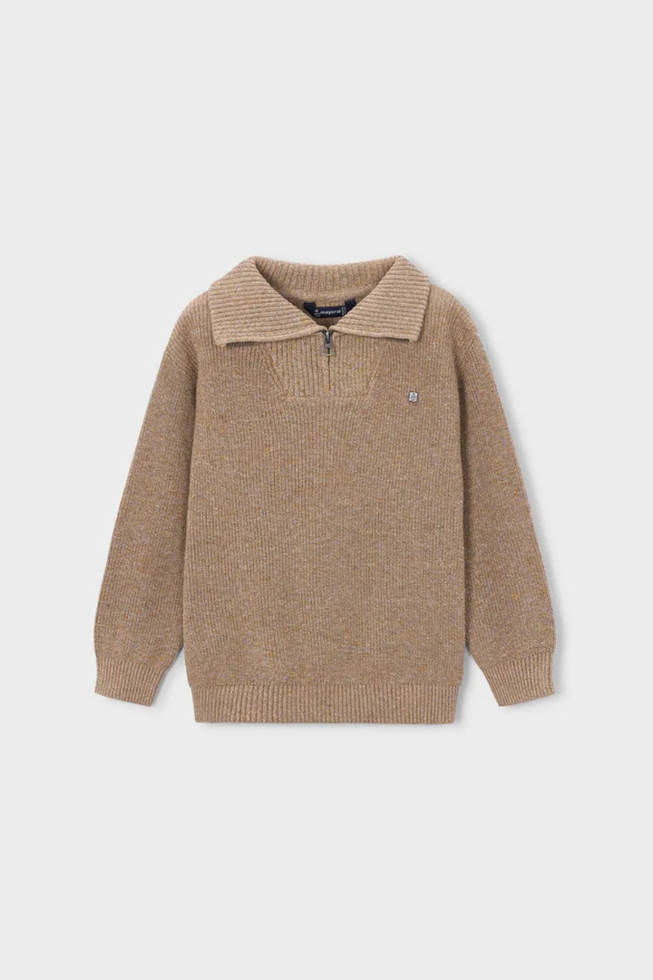 Mayoral Boy Quarter-Zip Sweater