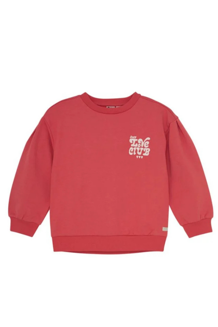 Brushed Self Love Print Sweater