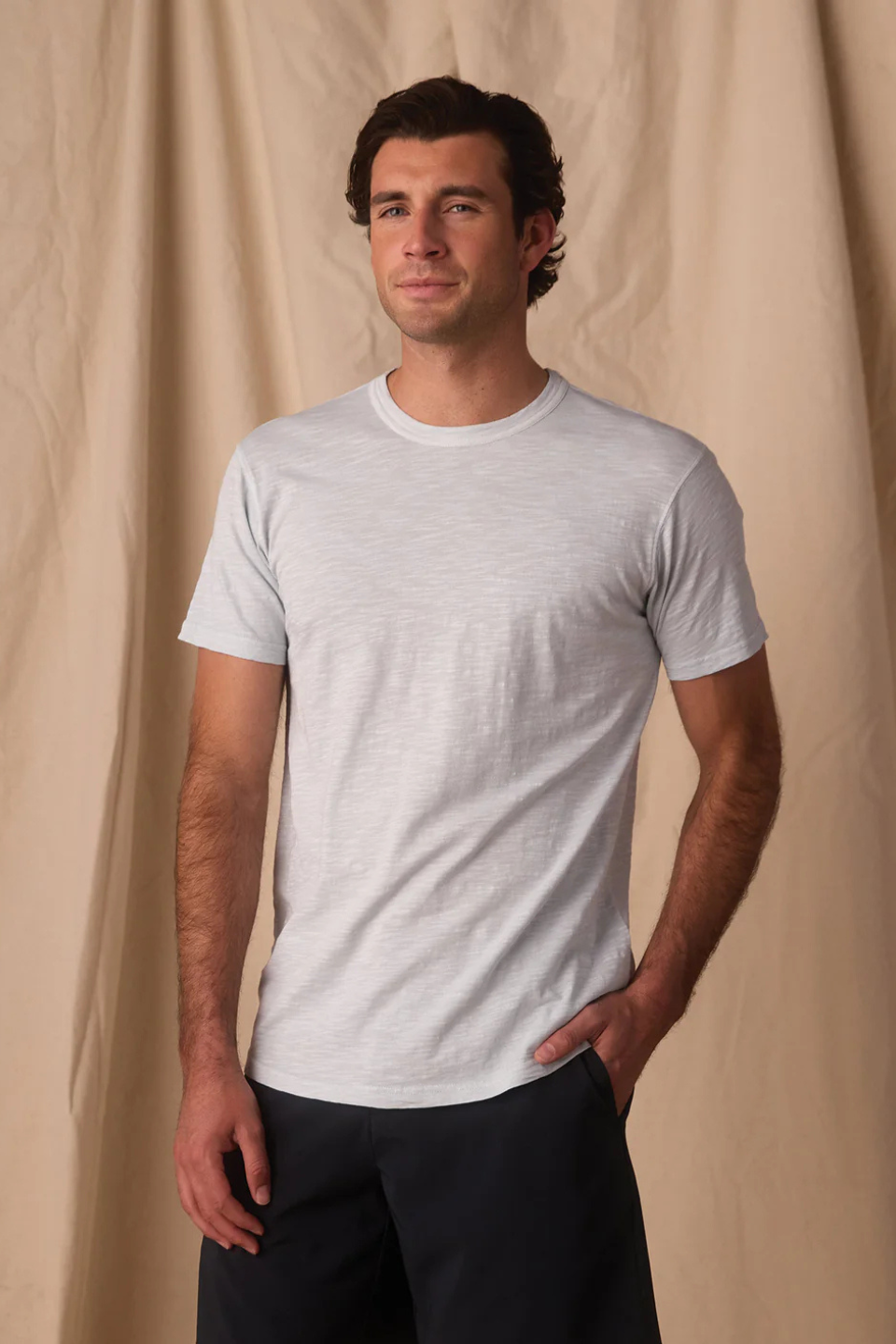 The Normal Brand Vintage Slub Perfect Tee in Mist THE NORMAL BRAND