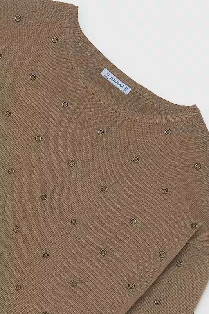 Mayoral Girl Studded Sweater