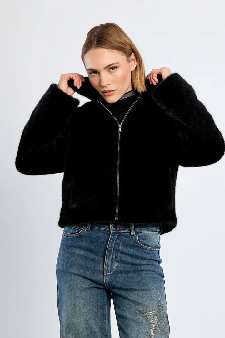 Molly Bracken Imitation fur jacket