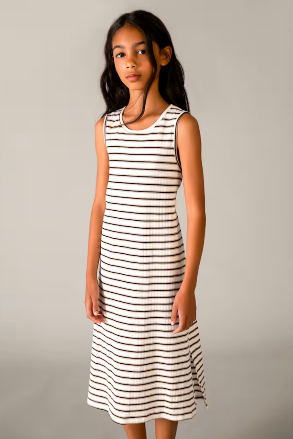 Striped Dress - Hot Peppers Clothing