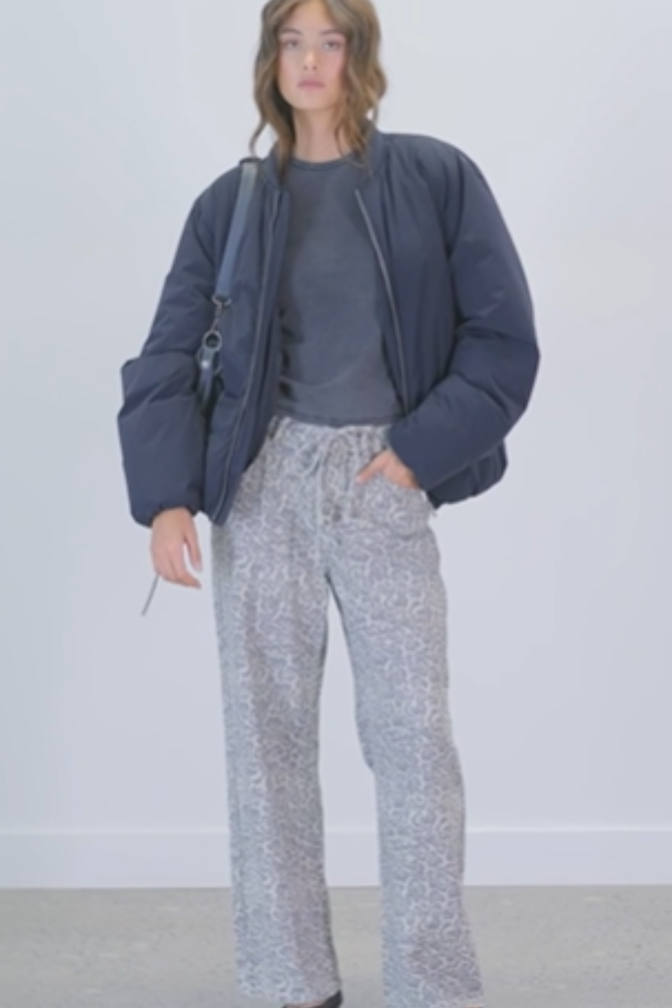 Shelley Leopard Wideleg Pants