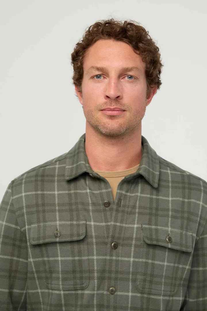 DU/ER Performance Flannel Overshirt