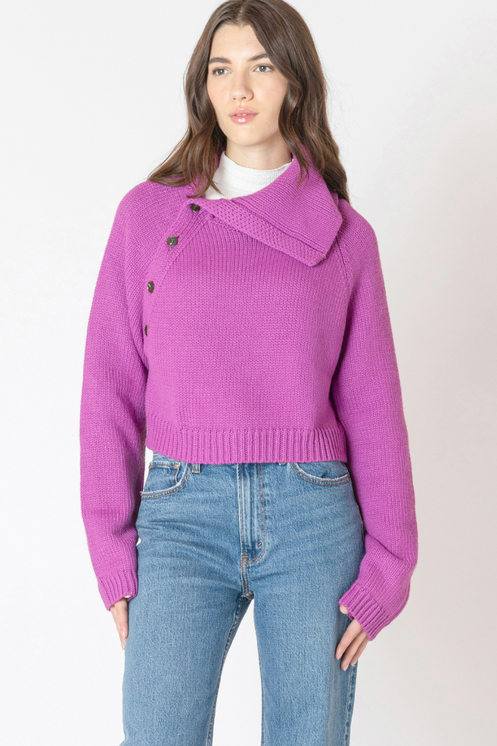 Stacey Asymmetric Neckline Sweater