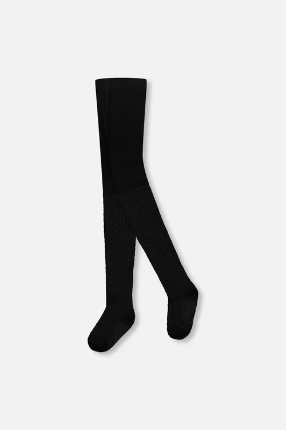 Black knit tights