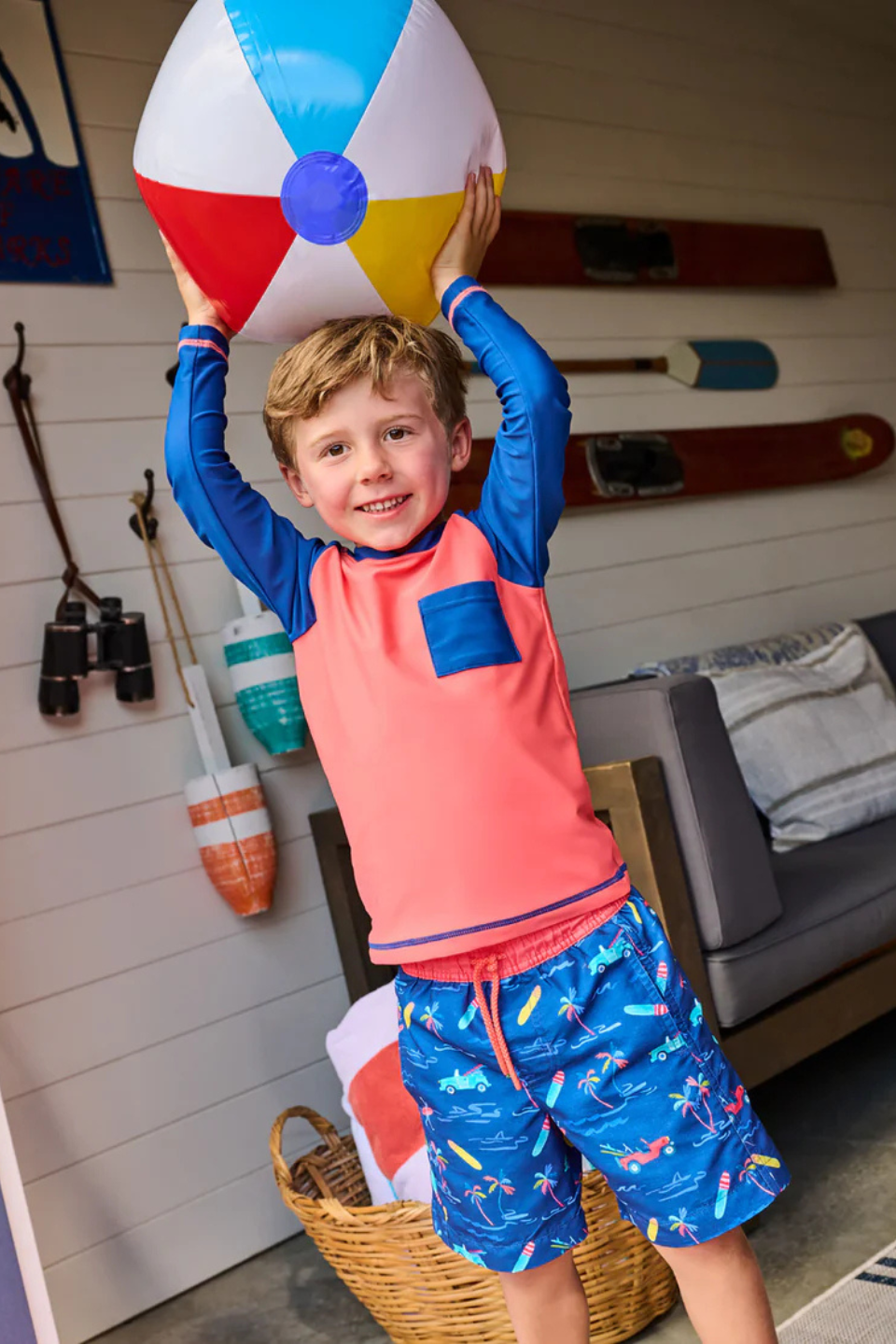 Tropical Swim Trunks - Hot Peppers Clothing