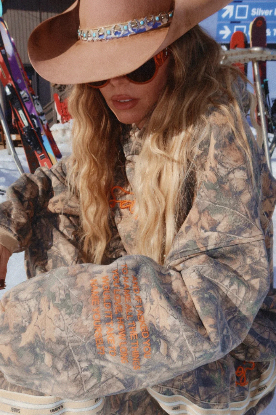 SABBI THE NAME YOURSELF TREE CAMO HOODIE SABBI
