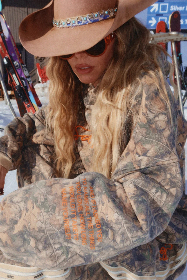 SABBI THE NAME YOURSELF TREE CAMO HOODIE SABBI