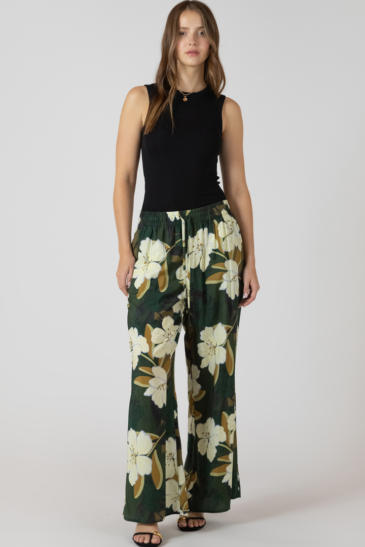 Dex Charlee Wide Leg Flowy Pants - Hot Peppers Clothing