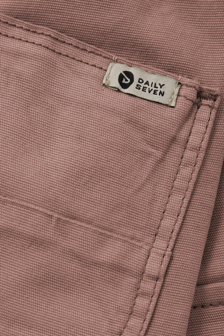 Twill Pants Straight Fit | Burlwood