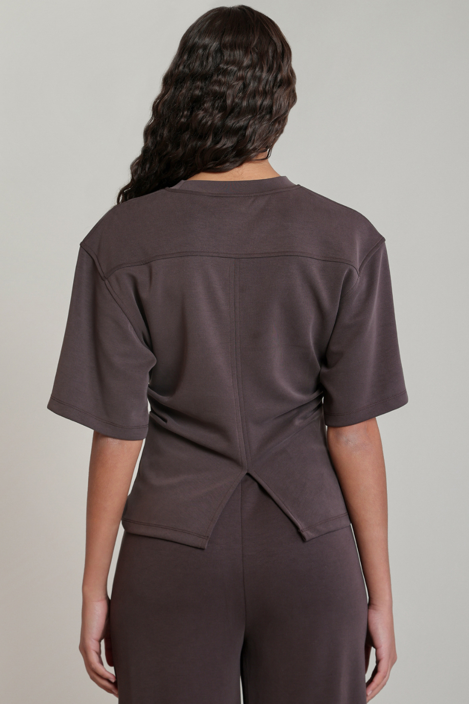 Dex Maeve Pleated-Waist Top