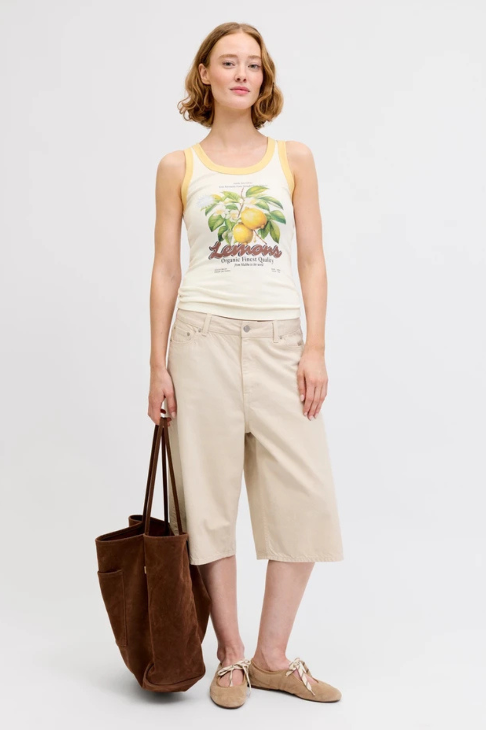 JJXX Hilda Tank Lemons JJXX
