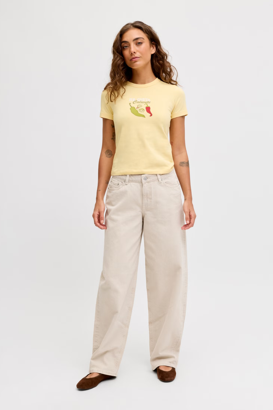 JJXX Fuji Moonbeam Barrel Jeans