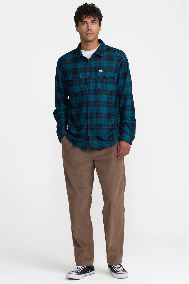 RVCA Vacancy Flannel Long Sleeve Shirt