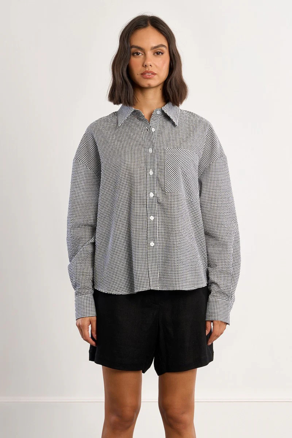Gingham Shirt - Hot Peppers Clothing