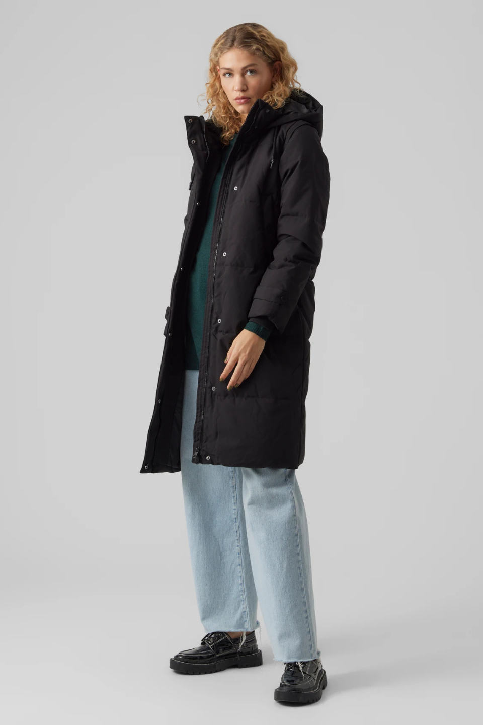 Margaret Coat in Black