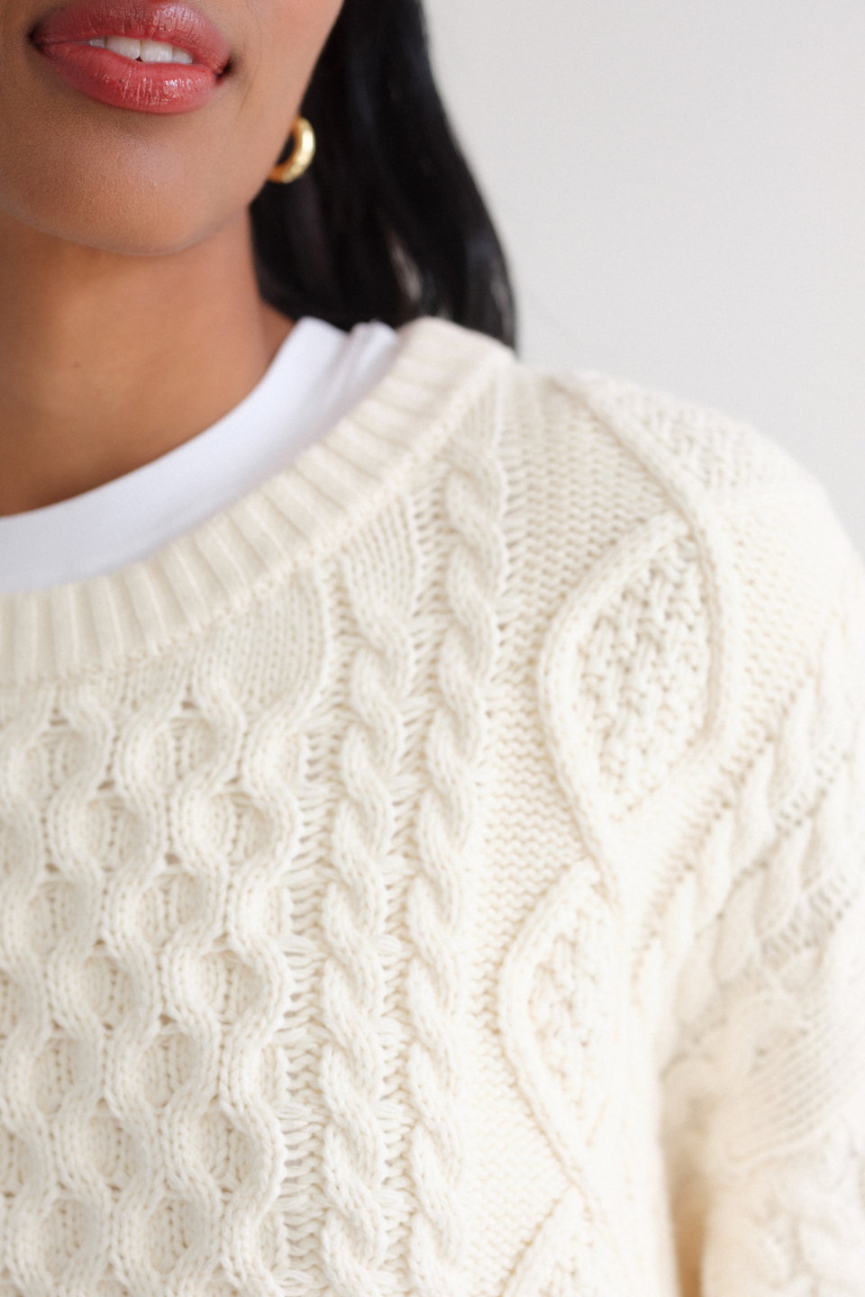 Irish Cable Knit Sweater