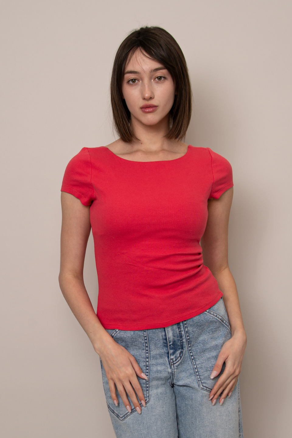 Second Skin Brida Low Back Neck Top Rd Style