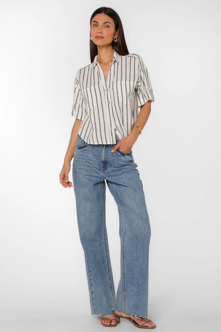Brandon Black Stripe Shirt