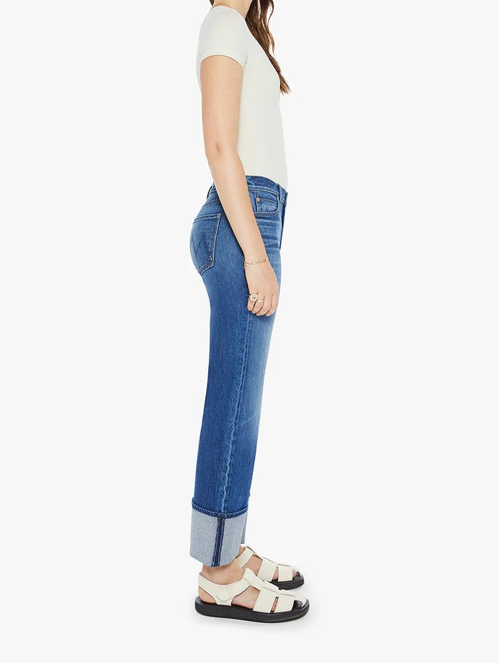 The Checkerboard Duster Flood Cuff Jean - Bunny Hop
