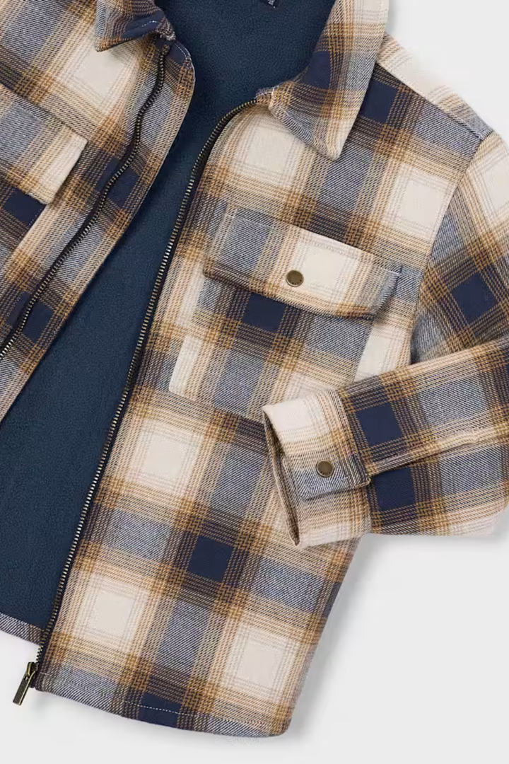 Mayoral Boy Plaid Jacket