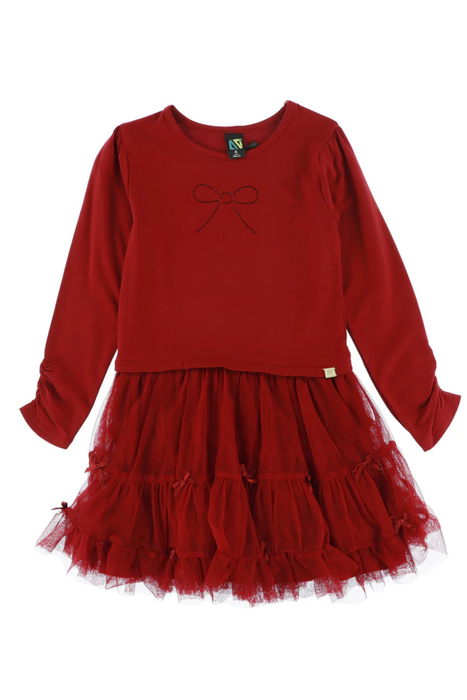 Scarlet Tiered Celebration Dress