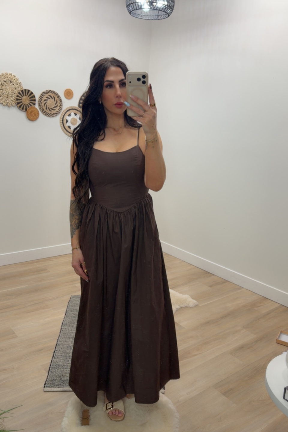ONLY Cinch Waist Maxi Dress ONLY